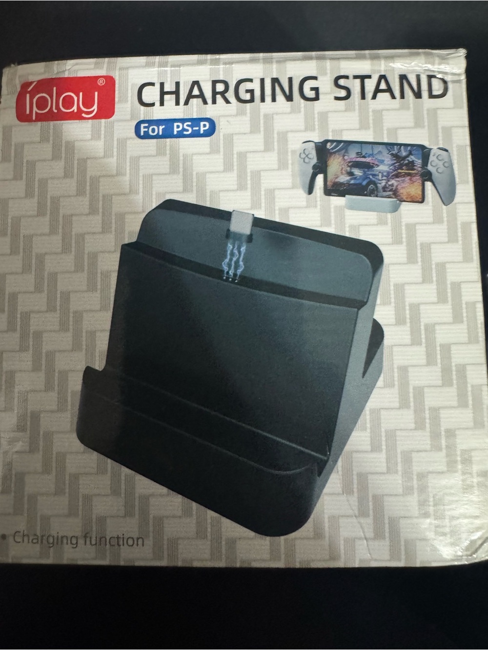 i play. Black Charging Stand for PS‑P Devices